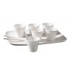 COFFEE SET 6 CUPS + 6 STIRERS + 1 TRAY Shop Online, best price