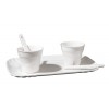 COFFEE SET 2 CUPS + 2 STIRERS + 1 TRAY Shop Online, best price