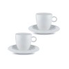ALESSI SET OF 2 MOCHA CUPS WITH SAUCERS BAVERO Shop Online