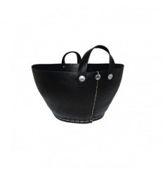 TADE '- Large basket with handles in recycled tire