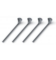 4 MOCHA SPOONS SET POLISHED 18/10 STAINLESS STEEL - CUP.IT Shop