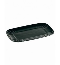 SMALL TRAY IN BLACK PORCELAIN SELETTI Shop Online, best price