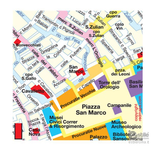 RED MAP VENICE Shop Online Best Price