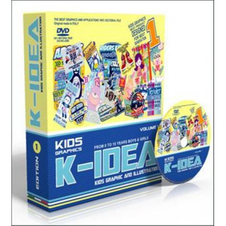 K-Idea Kids Graphic and Illustration Vol. 1 Miglior Prezzo